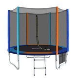 Byfield Round Trampoline with Enclosure and Ladder, 8ft