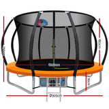 Byfield Round Trampoline with Enclosure and Ladder, 10ft