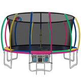 Byfield Round Trampoline with Enclosure and Ladder, 16ft