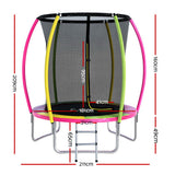 Cooee Kids Round Trampoline with Enclosure, 6ft