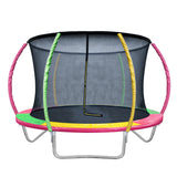 Byfield Round Trampoline with Enclosure and Ladder, 8ft