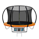 Byfield Round Trampoline with Enclosure and Ladder, 8ft