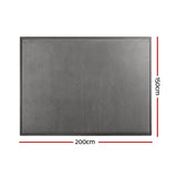 Grey foldable tatami floor mat 150 x 200cm view 3