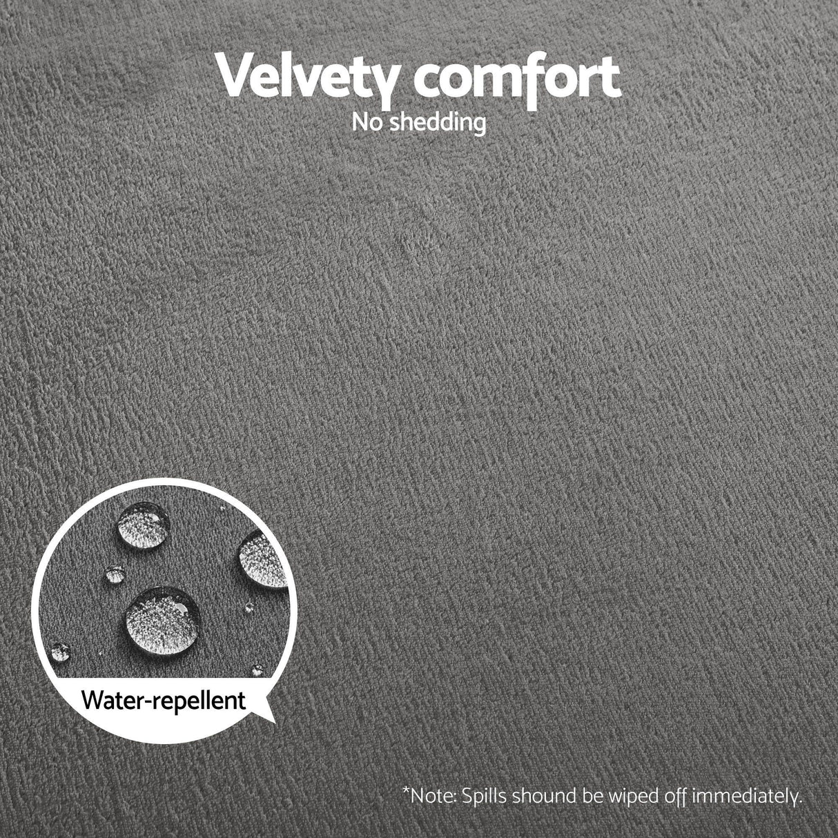 Grey foldable tatami floor mat 150 x 200cm view 7