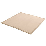 Beige foldable tatami floor mat 200 x 200cm view 2