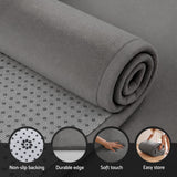 Grey foldable tatami floor mat 200 x 200cm view 9