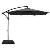 Instahut 3m Cantilever Outdoor Umbrella with Portable Base — UV50 Plus, Multiple Colours — Allure Home Collections
