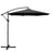 Instahut Cantilever Outdoor Umbrella — UPF 50 Plus, Black, Beige or Grey — Allure Home Collections