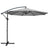Instahut Cantilever Outdoor Umbrella — UPF 50 Plus, Black, Beige or Grey — Allure Home Collections