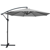 Instahut Cantilever Outdoor Umbrella — UPF 50 Plus, Black, Beige or Grey — Allure Home Collections