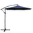 Instahut Cantilever Outdoor Umbrella — UPF 50 Plus, Black, Beige or Grey — Allure Home Collections