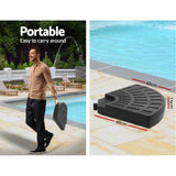 Instahut 3m Cantilever Umbrella with Portable Base — UPF 50 Plus, Beige, Black or Navy — Allure Home Collections