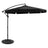 Instahut 3m Cantilever Umbrella with Portable Base — UPF 50 Plus, Beige, Black or Navy — Allure Home Collections