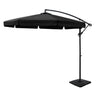 Instahut Cantilever Outdoor Umbrella with Modular Base — UPF50 Plus, Beige, Navy or Black — Allure Home Collections