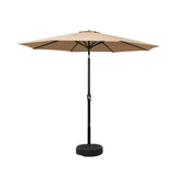 Instahut Centre Post Outdoor Umbrella with Tilt and Base — UPF50 Plus, Multiple Colours — Allure Home Collections