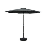 Instahut Centre Post Outdoor Umbrella with Tilt and Base — UPF50 Plus, Multiple Colours — Allure Home Collections