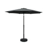 Instahut Centre Post Outdoor Umbrella with Tilt and Base — UPF50 Plus, Multiple Colours — Allure Home Collections