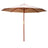 Instahut 3m Centre Post Outdoor Umbrella — UPF 50 Plus, Beige, Black or Charcoal — Allure Home Collections