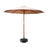 Instahut Centre Post Outdoor Umbrella with Base — UV50 Plus, Black, Beige or Charcoal — Allure Home Collections