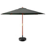 Instahut Centre Post Outdoor Umbrella with Base — UV50 Plus, Black, Beige or Charcoal — Allure Home Collections