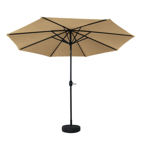 Instahut Centre Post Outdoor Umbrella with Base — UPF 50 Plus, Tilt, Multiple Colours — Allure Home Collections