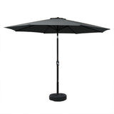 Instahut Centre Post Outdoor Umbrella with Base — UPF 50 Plus, Tilt, Multiple Colours — Allure Home Collections