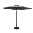 Instahut Centre Post Outdoor Umbrella with Base — UPF 50 Plus, Tilt, Multiple Colours — Allure Home Collections