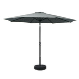 Instahut Centre Post Outdoor Umbrella with Base — UPF 50 Plus, Tilt, Multiple Colours — Allure Home Collections
