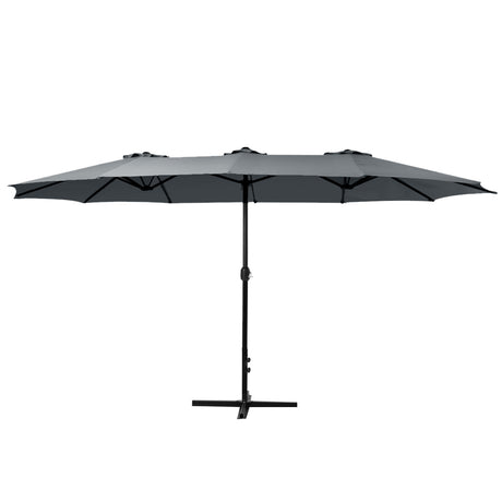 Canungra 4.57m Outdoor Umbrella, Charcoal