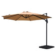 Instahut Cantilever Umbrella with Base and 360 Degree Tilt — UPF 50 Plus, Multiple Colours — Allure Home Collections