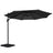 Instahut Cantilever Umbrella with Base and 360 Degree Tilt — UPF 50 Plus, Multiple Colours — Allure Home Collections
