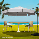 Instahut 3m Cantilever Umbrella with 360 Degree Tilt — UPF 50 Plus, Beige, Black or Grey — Allure Home Collections