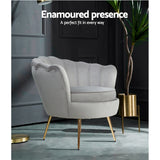 Velvet Callista Armchair by Artiss - Timeless Elegance in Various Colors