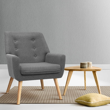 Leura Accent Chair, Grey