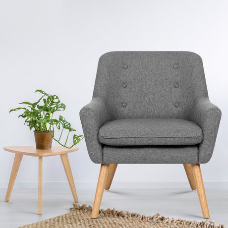 Leura Accent Chair, Grey