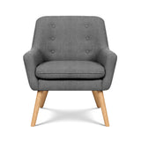 Leura Accent Chair 2pcs, Grey