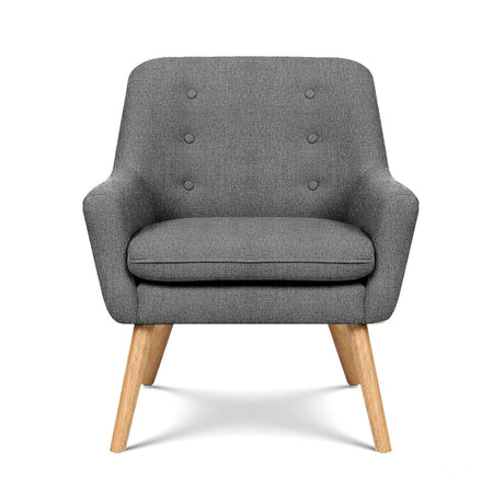 Leura Accent Chair 2pcs, Grey