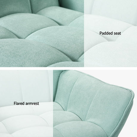 Hadley Accent Chair, Blue, view 5