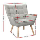 Bell Accent Chair, Grey