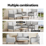 Aiguablava 4 Seater Sofa, Grey