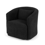 Hampton Swivel Armchair, Black