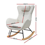 Shipley Rocking Chair, White