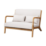 Yellow Rock Two Seater Armchair, Beige