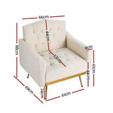 Rydal Accent Chair, Beige