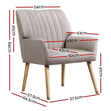 Faulconbridge Armchair, Beige