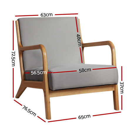 Springwood Armchair, Light Grey