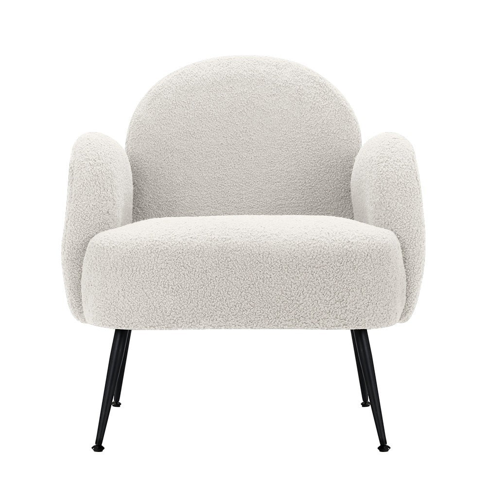 Mount Irvine Accent Chair, White