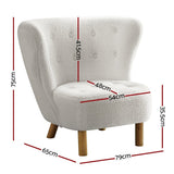 Mount Tomah Wingback Chair, White