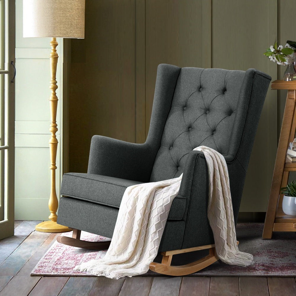 Kanimbla Rocking Chair, Charcoal