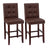 Artiss ergonomic tufted bar stools set of 2 with timber frame — Allure Home Collections